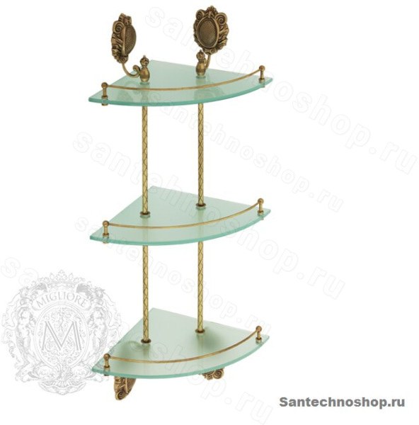 Угловая полка Migliore Cleopatra ML.PRO-60.763.BR