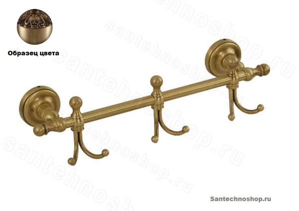 Планка на три крючка Migliore Mirella ML.MRL-M039.BR