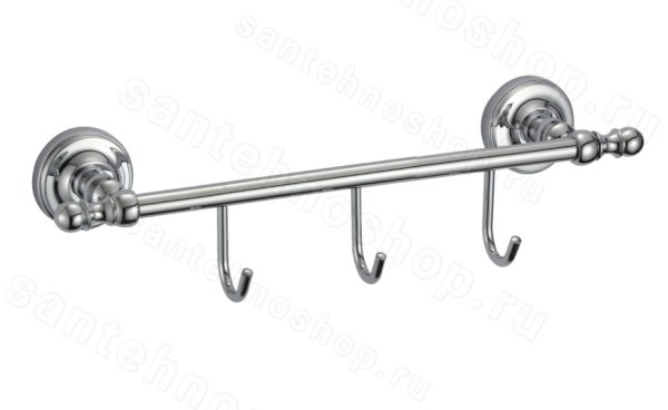 Планка на три крючка Ganzer GZ31073 хром