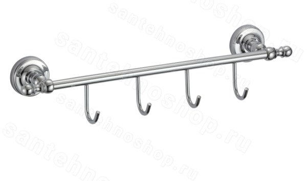 Планка на четыре крючка Ganzer GZ31074 хром