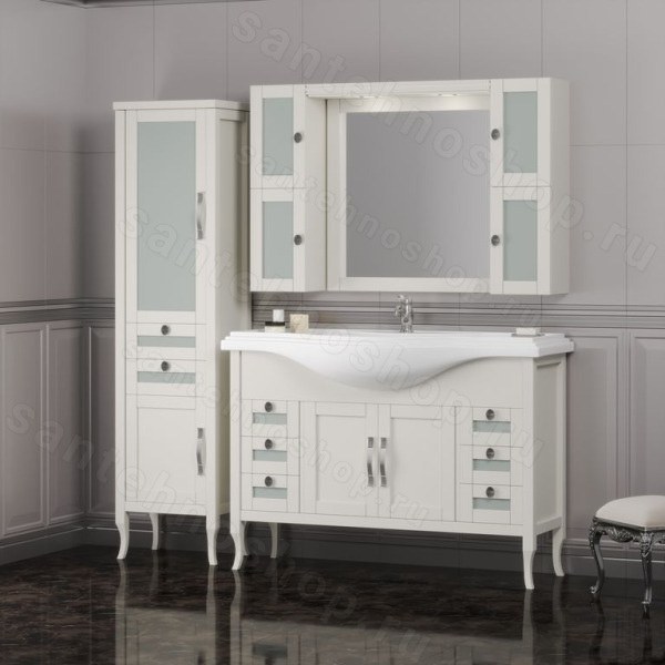 Комплект мебели Opadiris Мираж 120 белый