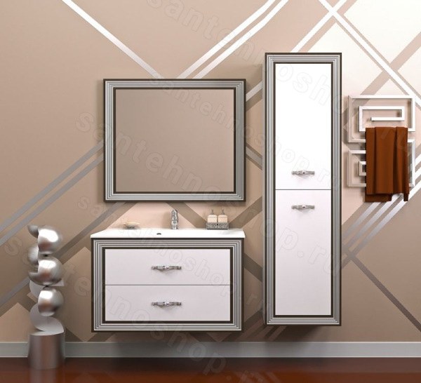 Комплект мебели Opadiris Карат 100 серебро