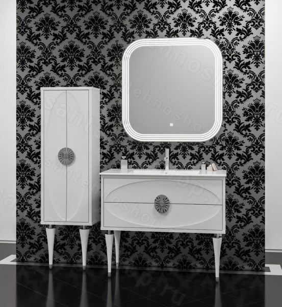 Комплект мебели Opadiris Смайл Ибица 90 хром