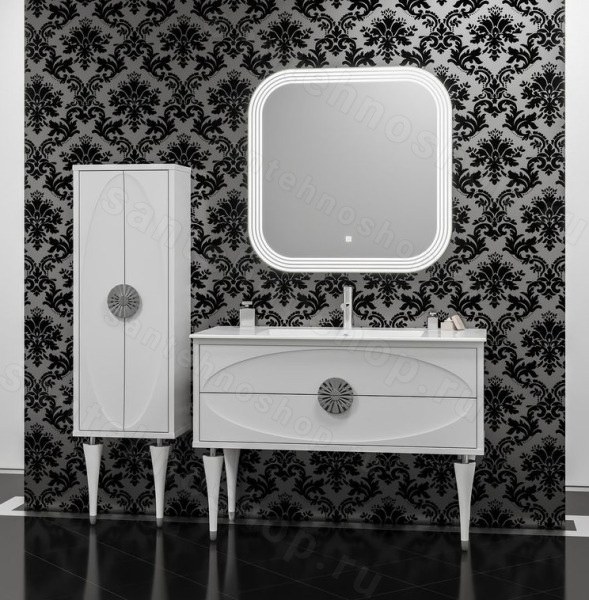 Комплект мебели Opadiris Смайл Ибица 120 хром