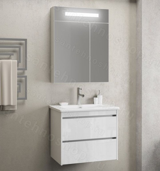 Комплект мебели Opadiris Смайл Фреш 60 белый