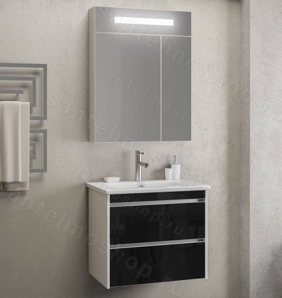 Комплект мебели Opadiris Смайл Фреш 60 черный