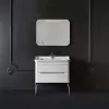 Мебель Kerasan Waldorf 100 white ножки хром