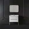 Мебель Kerasan Waldorf 100 white ножки золото