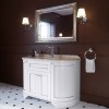 Мебель Tiffany World York Nuovo Bianco, хром, с 1 отв. для смесителя