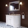 Мебель Tiffany World York Nuovo Bianco, бронза, с 1 отв. для смесителя