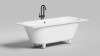 Ванна из искусственного камня Salini Ornella Axis 170x75 S-Sense глянцевая