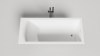 Ванна из искусственного камня Salini Cascata 170x75 S-Sense глянцевая