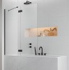 Шторка на ванну Radaway Essenza Black II PND 100x150 L