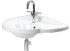 Подвесная раковина PAA Sigma белый