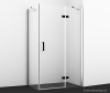 Душевой уголок Wasser Kraft Aller Black 120×80R