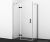 Душевой уголок Wasser Kraft Aller Black 120×80L