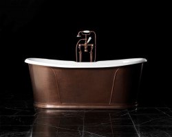 Чугунная ванна Devon&Devon Camelot Rame Antico