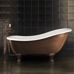 Чугунная ванна Devon&Devon Regina Copper Effect