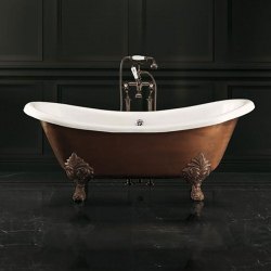 Чугунная ванна Devon&Devon Cherie Copper Effect