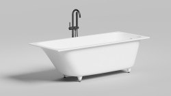 Ванна Salini Orlanda 170x70 из искусственного камня