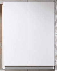 Зеркальный шкаф Alavann Soft Silver 60