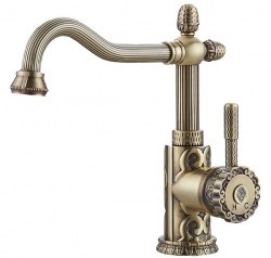 Смеситель для раковины Zorg Antic A 125U-BR