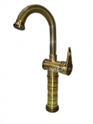 Смеситель для раковины Zorg Antic A 411U-LONG-BR