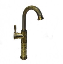 Смеситель для раковины Zorg Antic A 113U-LONG-BR