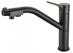 Смеситель для кухни Zorg ZR 401 KF black