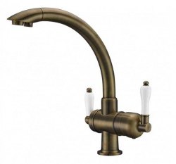 Смеситель для кухни Zorg ZR 327 YF antique