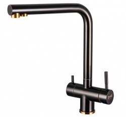 Смеситель для кухни Zorg SZR-2020 BR grafit