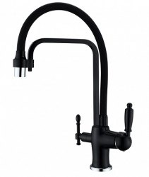 Смеситель для кухни Zorg ZR 342-6 YF black