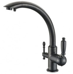 Смеситель для кухни Zorg ZR 314 YF-33 black metallik