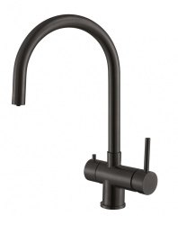 Смеситель для кухни Zorg SZR-7020 PVD grafit