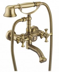 Смеситель для ванны Zorg Antic A 6000W-BR