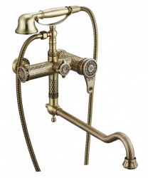 Zorg Antic A 401WDN-BR смеситель для ванны купить с бесплатной доставкой в Москве