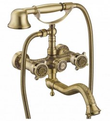 Смеситель для ванны Zorg Antic A 3000W-BR