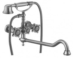Смеситель для ванны Zorg Antic A 3001WDN-SL
