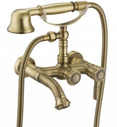 Смеситель для ванны Zorg Antic A 200W-BR
