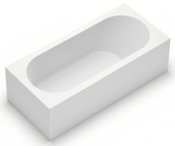 Ванна Salini Fabia 170x75 из искусственного камня