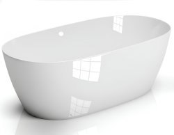 Ванна Salini Sofia Light с переливом из искусственного камня