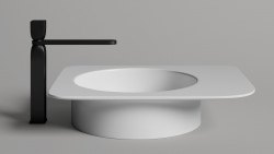 Раковина Salini Ninfea 02 из искусственного камня