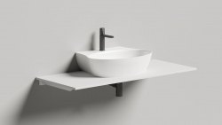 Раковина Salini Alda Wall 01 из искусственного камня