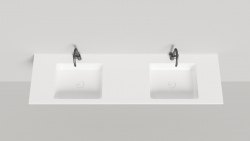 Раковина Salini Onda 180 из искусственного камня