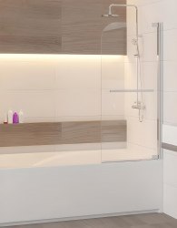 Шторка на ванну RGW Screens SC-01 90x150, профиль хром
