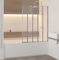 Шторка на ванну RGW Screens SC-23 80х150, профиль хром