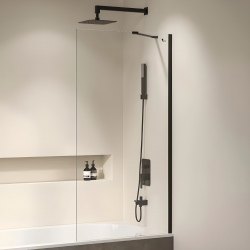 Шторка на ванну RGW Screens SC-150B 60x150, профиль черный