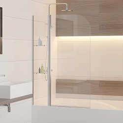 Шторка на ванну RGW Screens SC-07 100x150, профиль хром