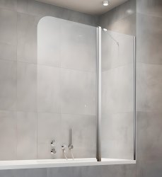 Шторка на ванну Radaway EOS II PND 130x150, профиль хромированный