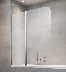 Шторка на ванну Radaway EOS II PND 110x150, профиль хромированный